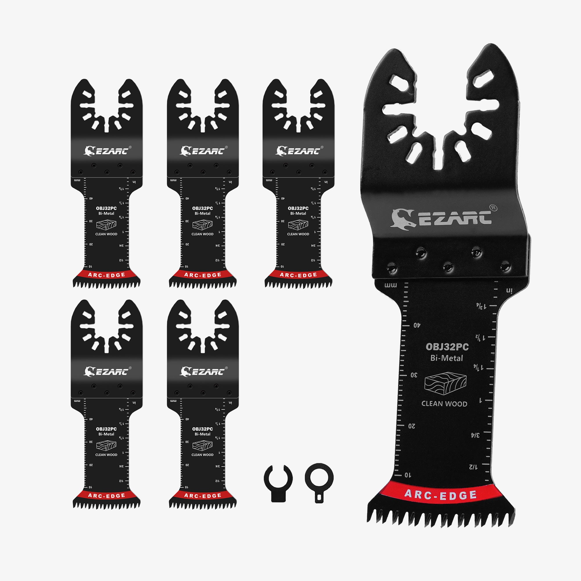 Arc-Edge Bi-Metal Japanese Tooth Oscillating Multi Tool Blade - EZARC Tools