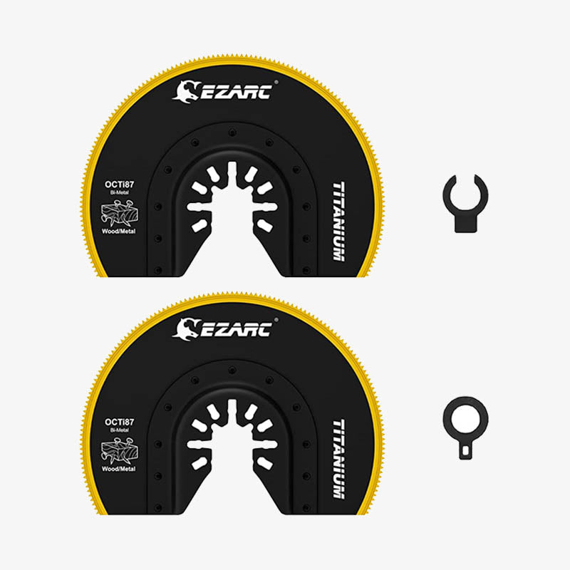 3-7/16 in. Semi CircleTitanium Oscillating Blade For Flush Cut,OCTi87 - EZARC Tools