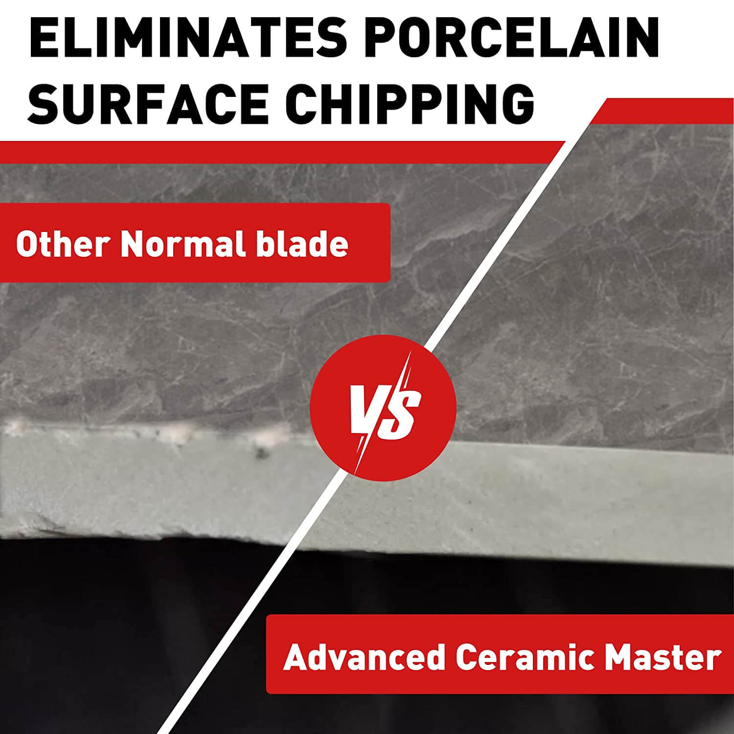 4-1/2 inch Advanced Ceramic Diamond Blade for Extra Clean Cutting Marble,Brick,Ceramic and Tile - EZARC Tools