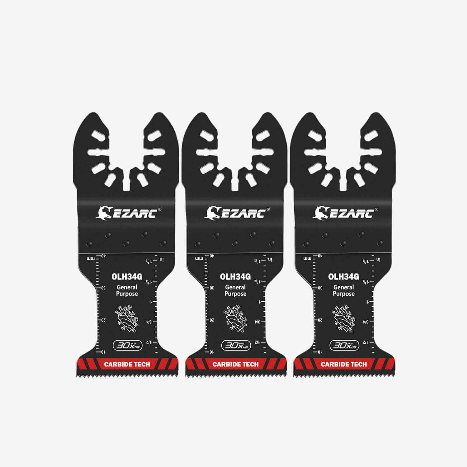 1-3/8 in. Carbide Oscillating Multi Tool Blade For General Purpose,OLH34G - EZARC Tools