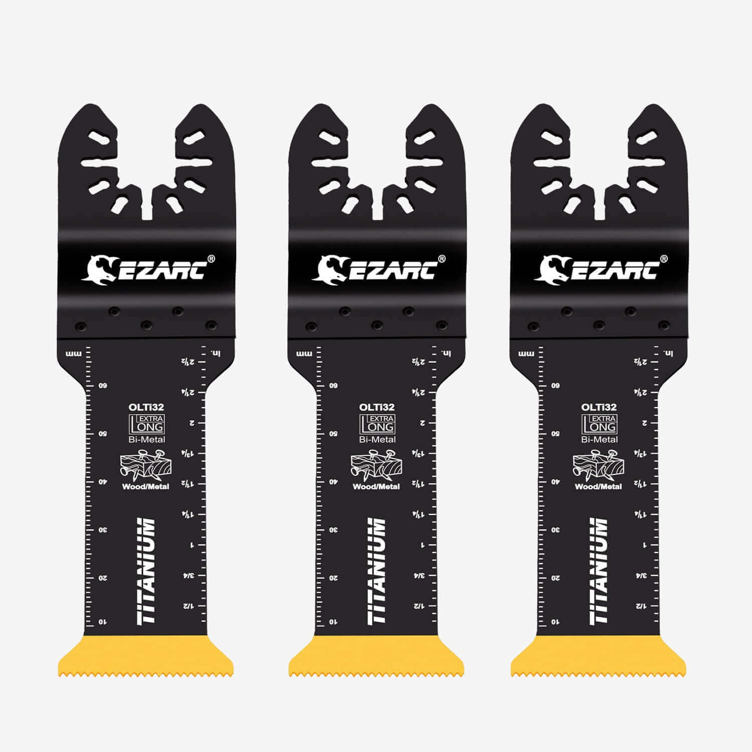 1-1/4 in. Extra Long Titanium Oscillating Blade For Wood/Metal /Hard Material,OLTi32M - EZARC Tools